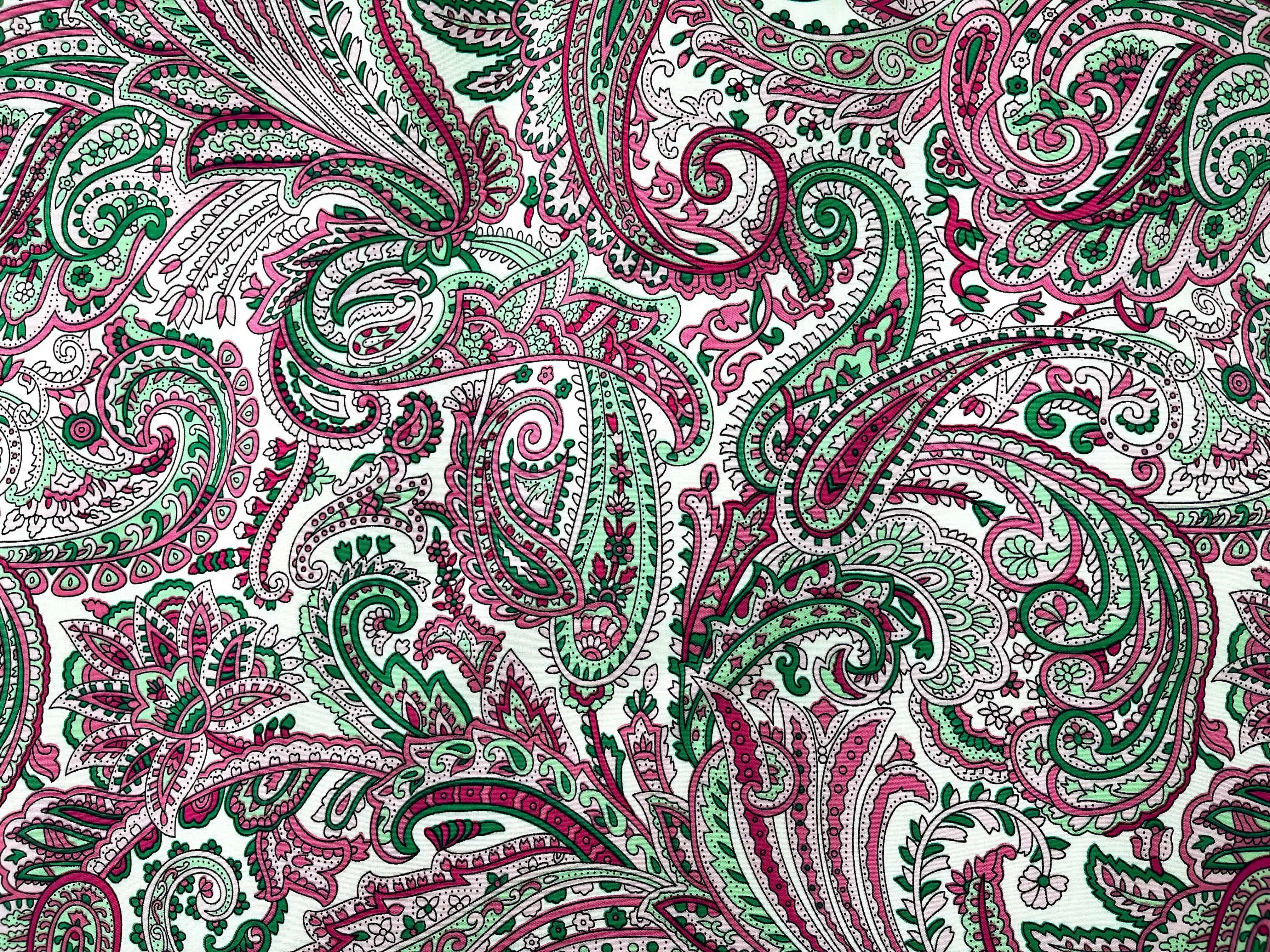 Paisley Fun - Printed Crepe Fabric