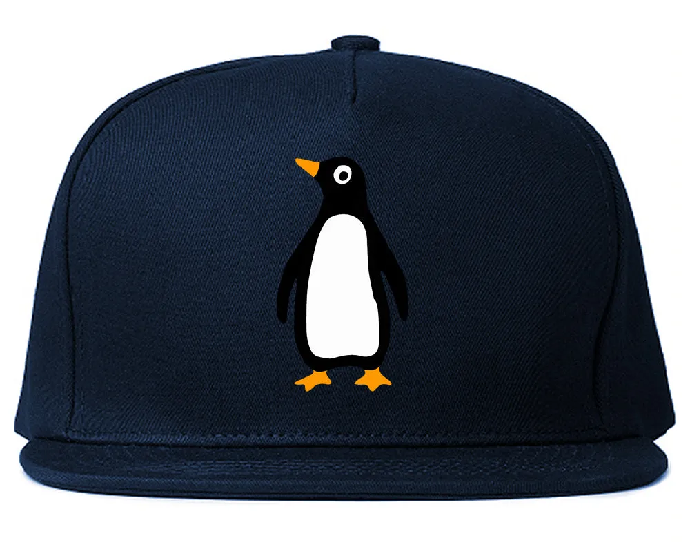 Penguin Animal Chest Mens Snapback Hat