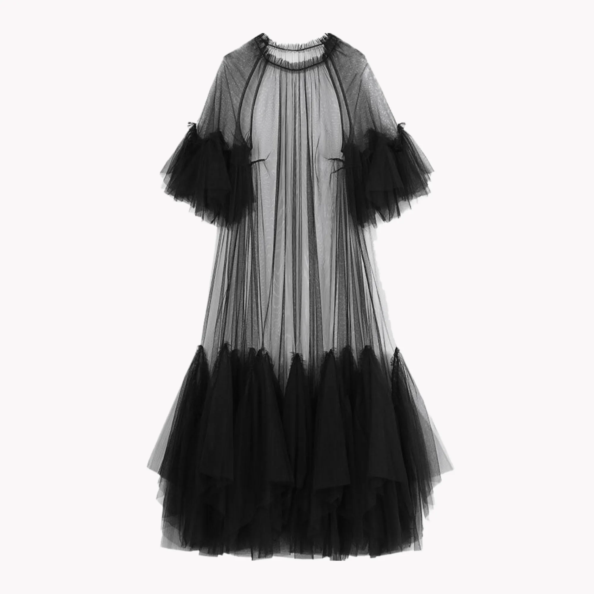 Pre Order:  Seethrough Tulle Dress - @angelleslife