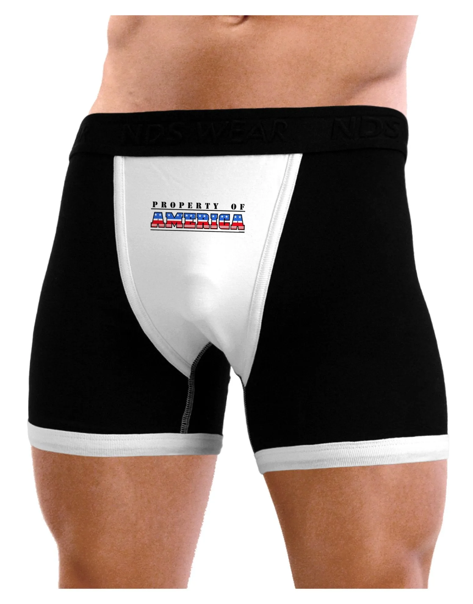 Property of America Mens Boxer Brief Underwear