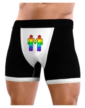 Rainbow Gay Men Holding Hands Mens Boxer Brief Underwear