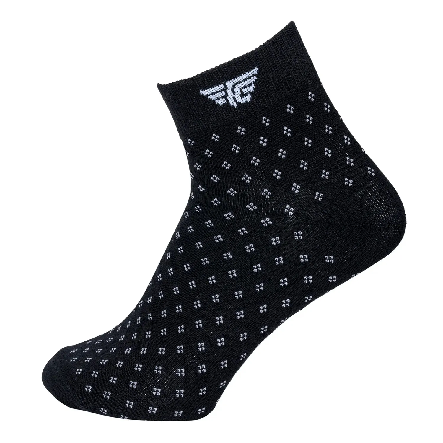 Red Tape Jacquard Ankle Length Socks for Men | Pack of 3