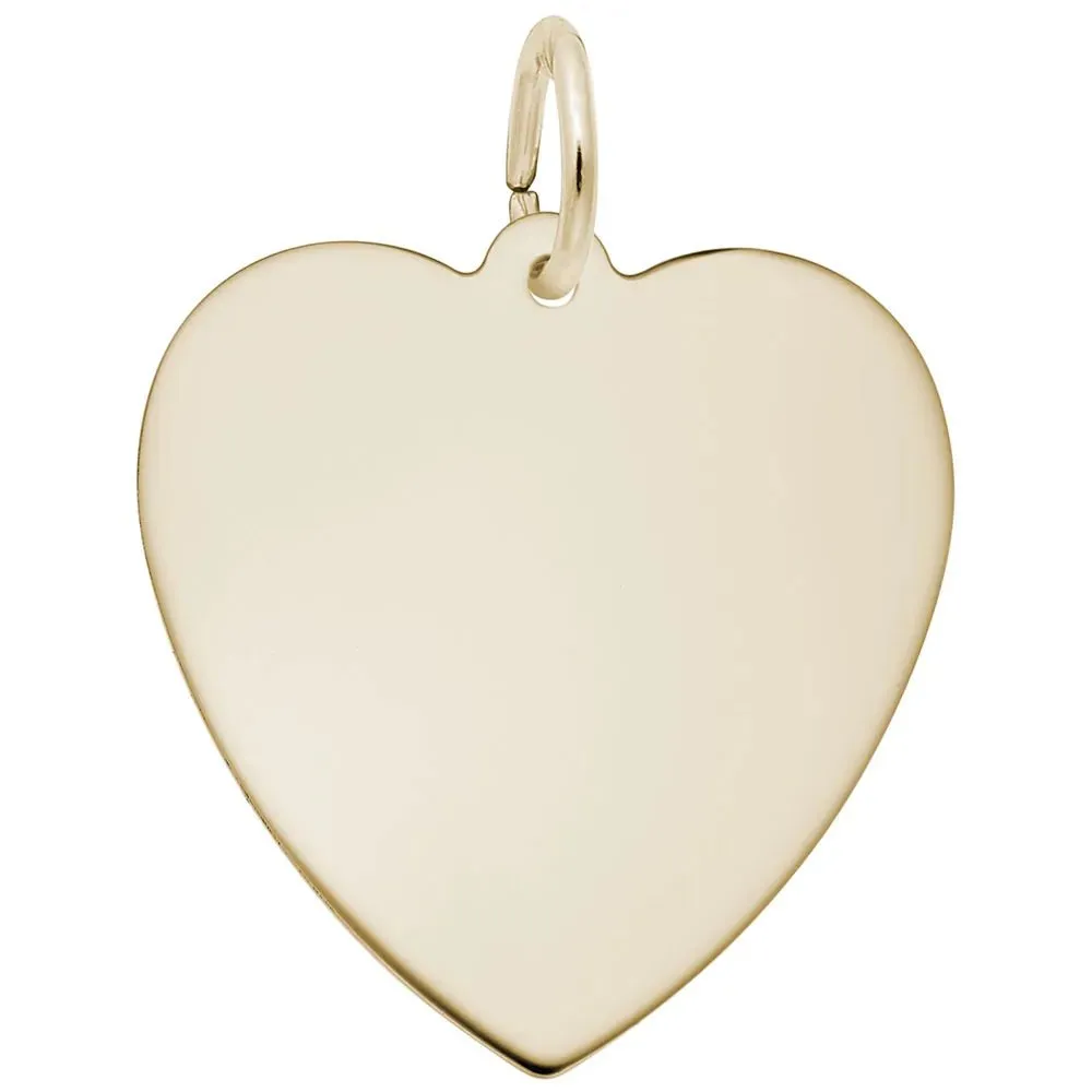 Rembrandt Charms - Medium Classic Heart Charm - 4769