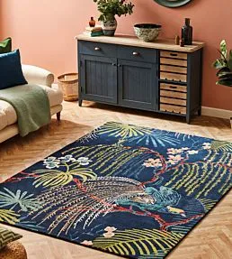 Sandersons Rainforest Rug Tropical Night