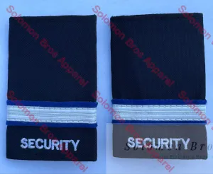 Security Soft Epaulettes 1 Bar - Merchant Navy