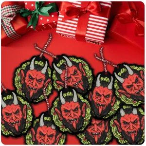 Set of 10 Krampus Gift Tags