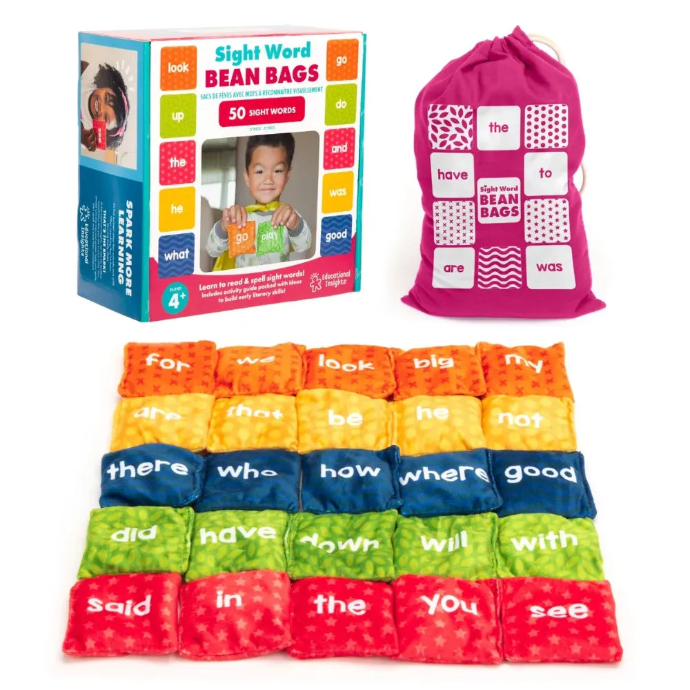 Sight Word Bean Bags: 25 Double-sided Bags