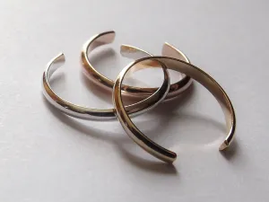 Simple Ear Cuff, Choose your set, Mixed Metal Ear Cuffs, Everyday Ear Cuff, Ear Cuff, Ring Ear Cuff, Customizable Ear Cuff Earring,Toe Ring