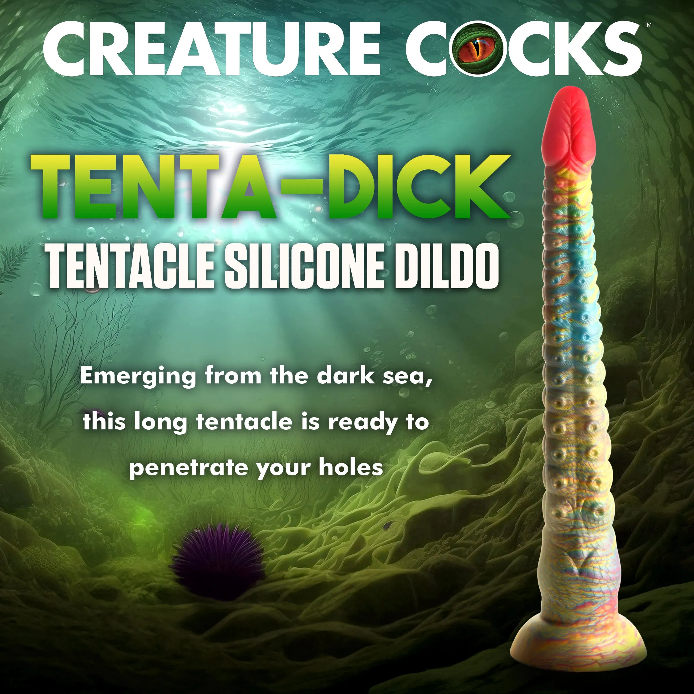 Slim Tentacle Silicone Dildo