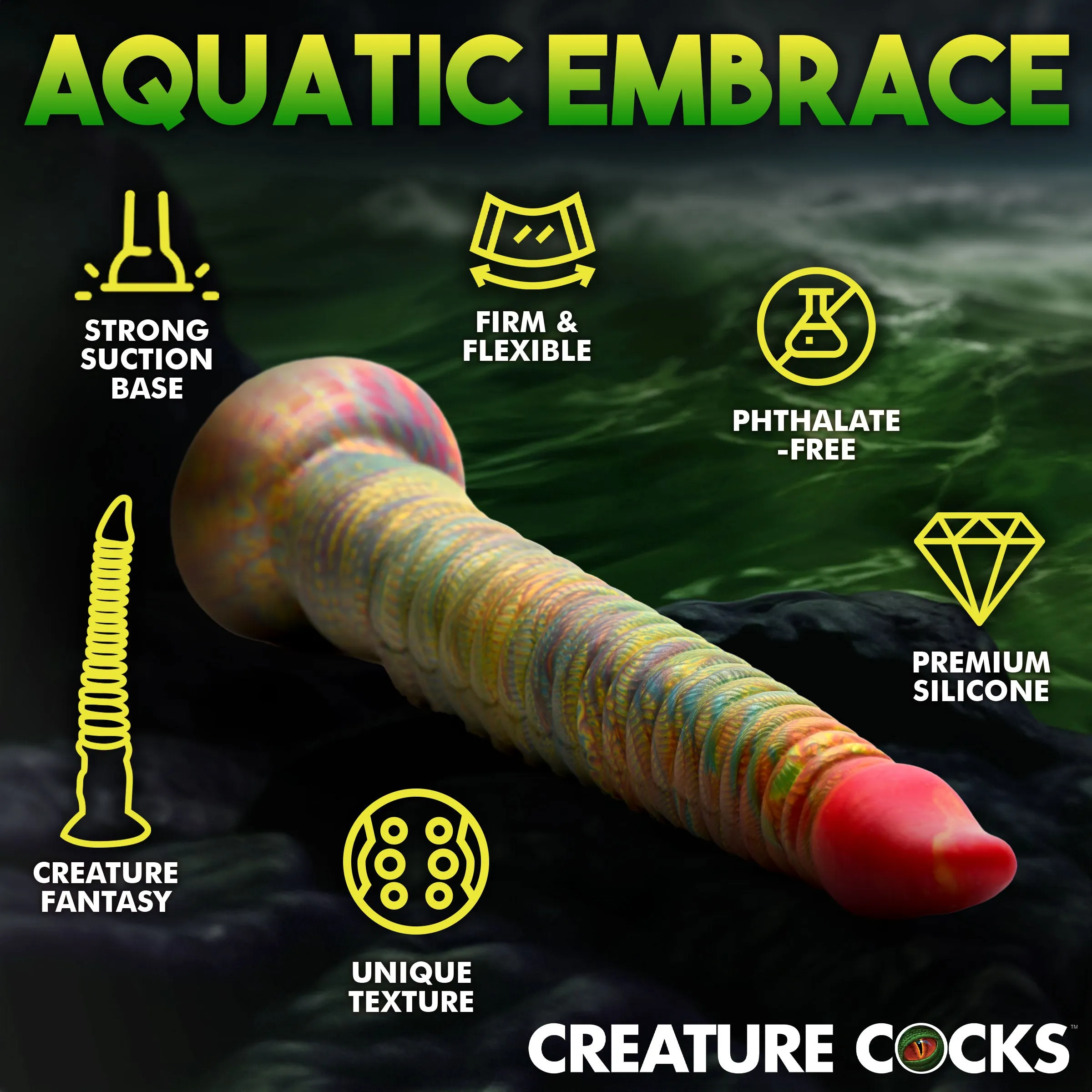 Slim Tentacle Silicone Dildo