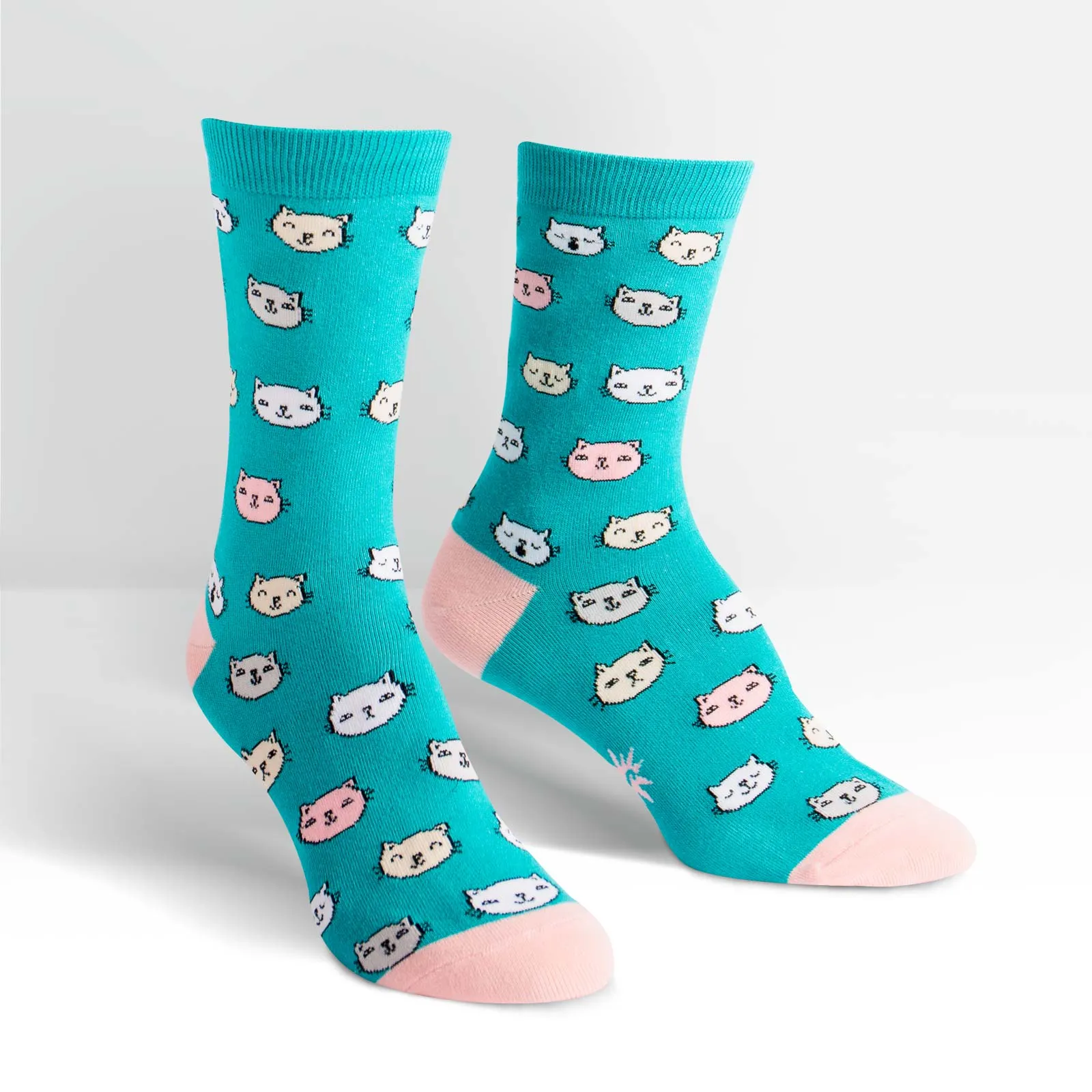 Sock It To Me Women's Crew Socks - Feline Fine