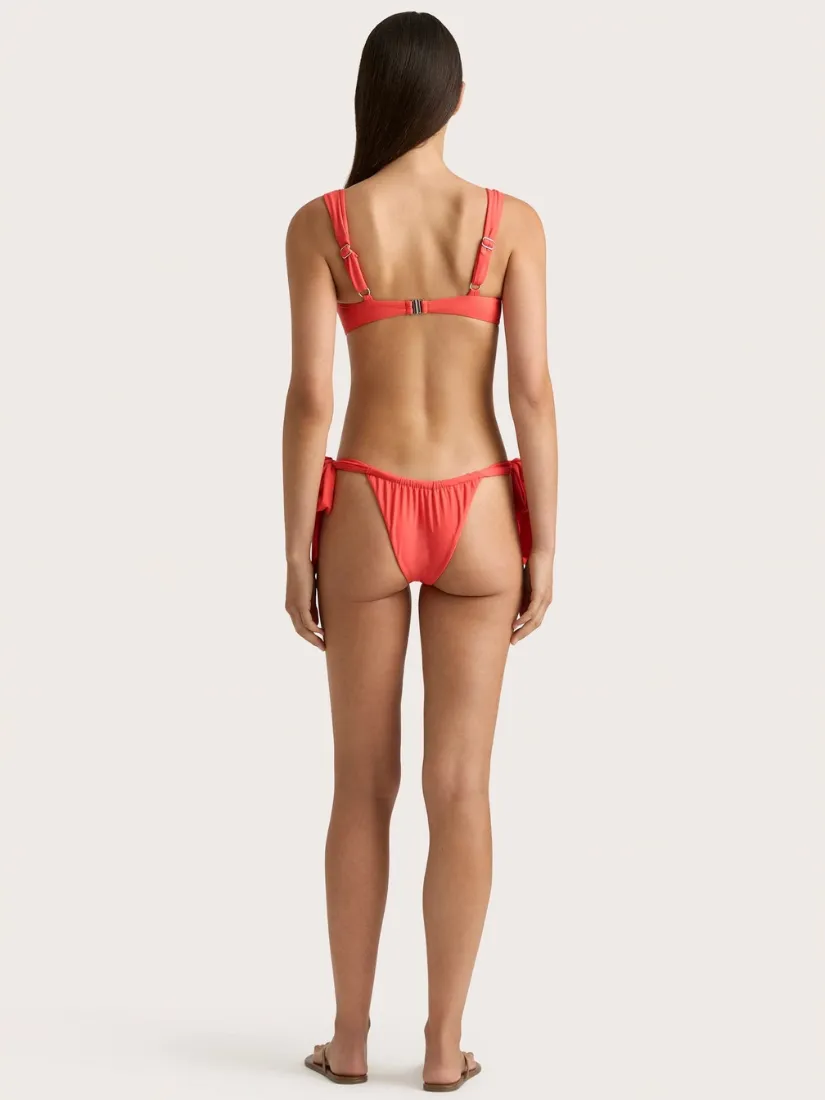 Sol Bikini Top Vermillion