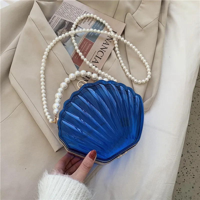 TEEK - Transparent Shell Pearl Handbag