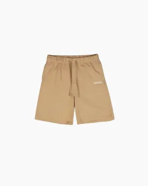 Tenore Logo Fleece Sweatshort - KHAKI