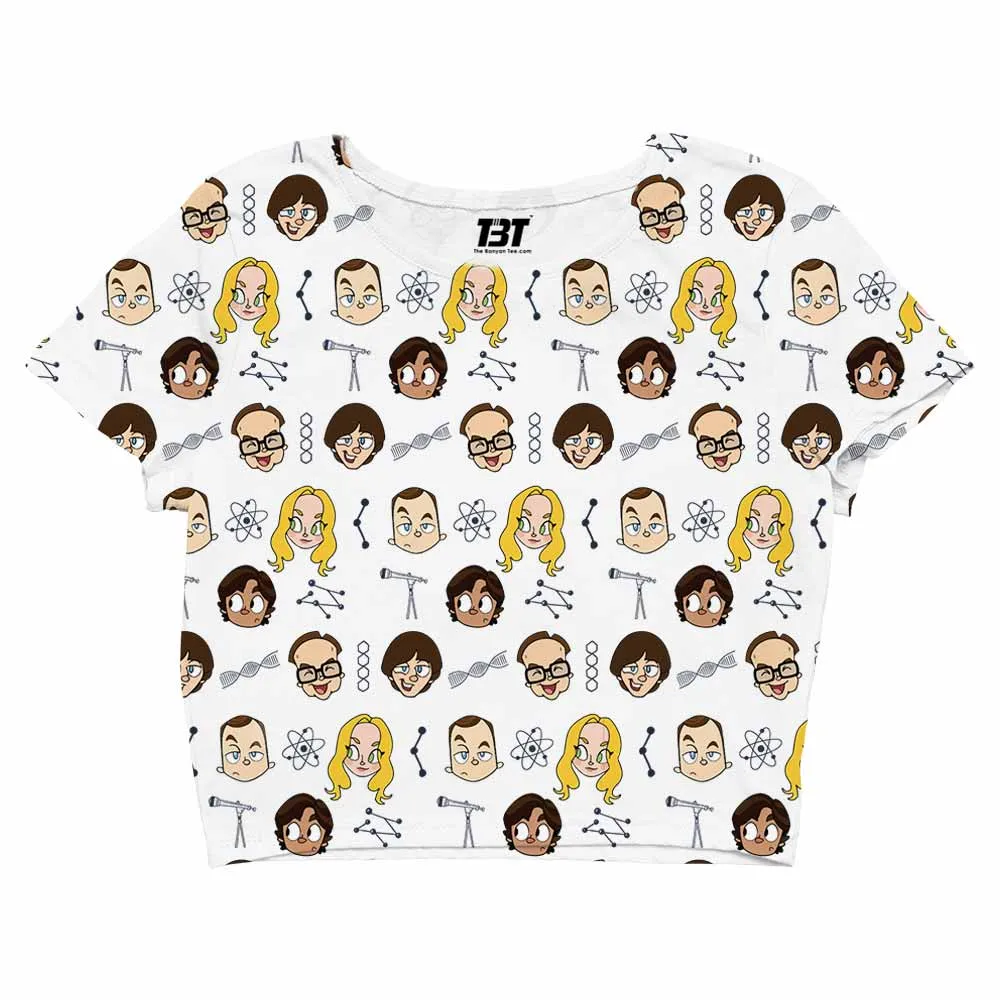 The Big Bang Theory AOP Crop Top - Characters