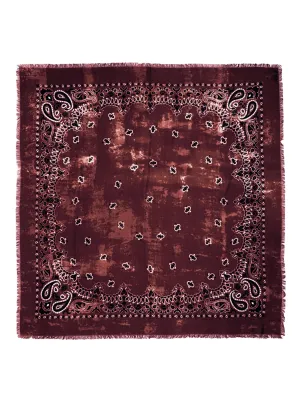 THE HANDPRINTED WOOL BANDANA | Port