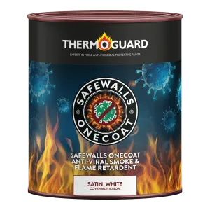 Thermoguard Safewalls OneCoat Anti-Viral Smoke & Flame Retardant White