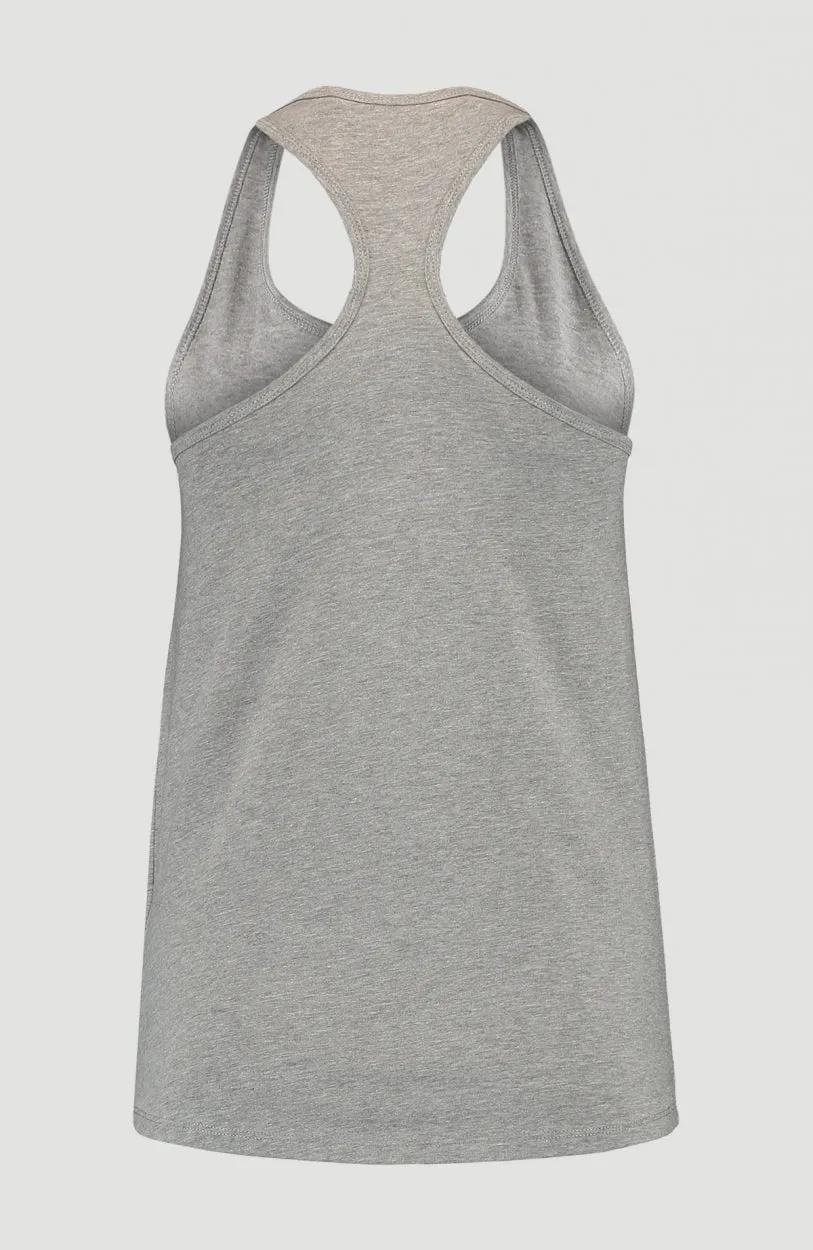 Triple Stack Racer Tanktop | Silver Melee -A