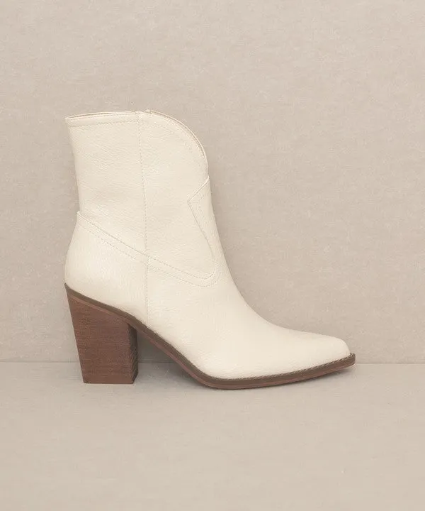 Two Panel Western Pointed Booties