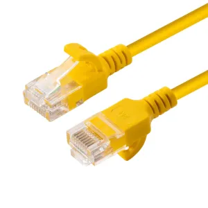 U/Utp Cat6a Slim 2M Yellow