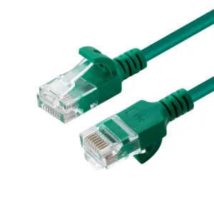 U/Utp Cat6a Slim 3M Green