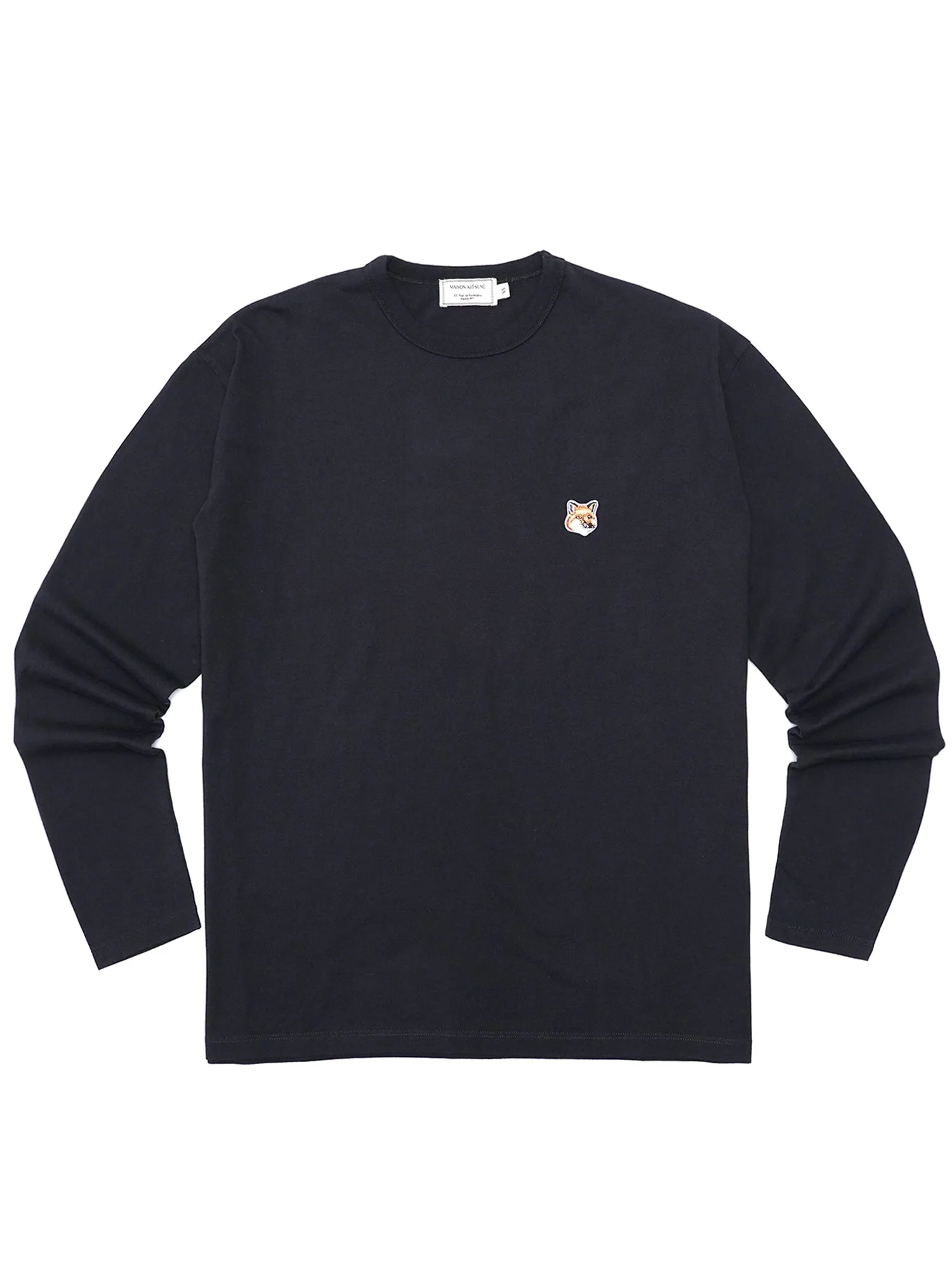 W_LONG SLEEVE TEE-SHIRT FOX_BLACK