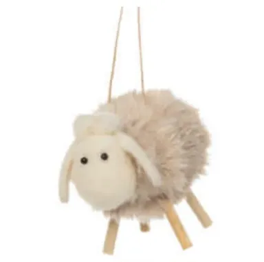 Wooly Sheep Ornament