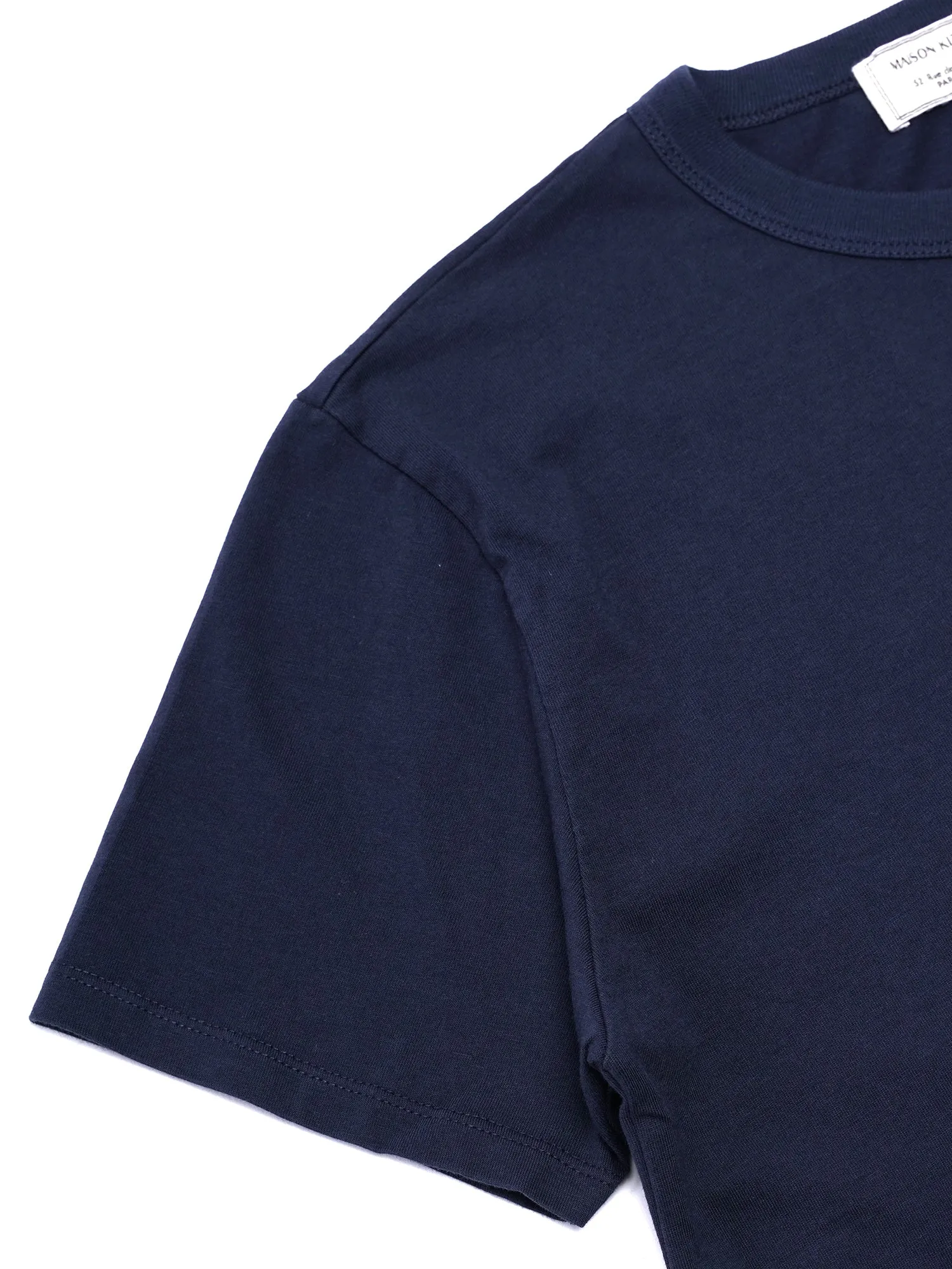 W_TEE-SHIRT FOX HEAD PATCH_NAVY