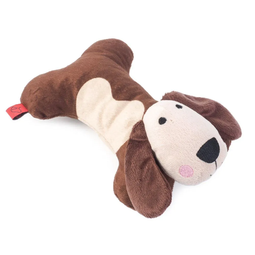 Zoon 22cm Sausage Doggie Squeaky Soft Dog Toy (Choice of 4)